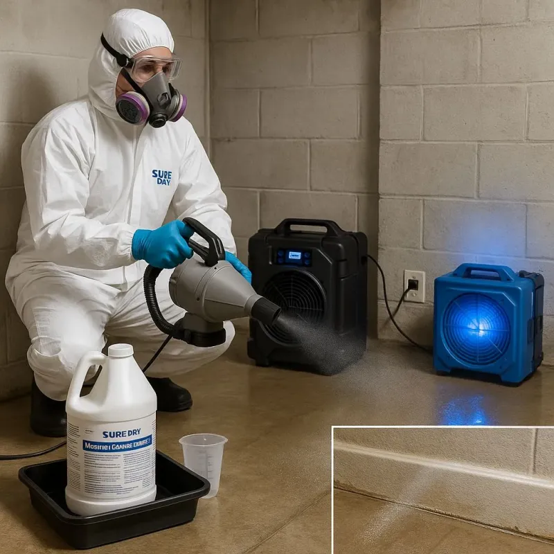 Sanitization and Odor Removal process in Colebrook, NH