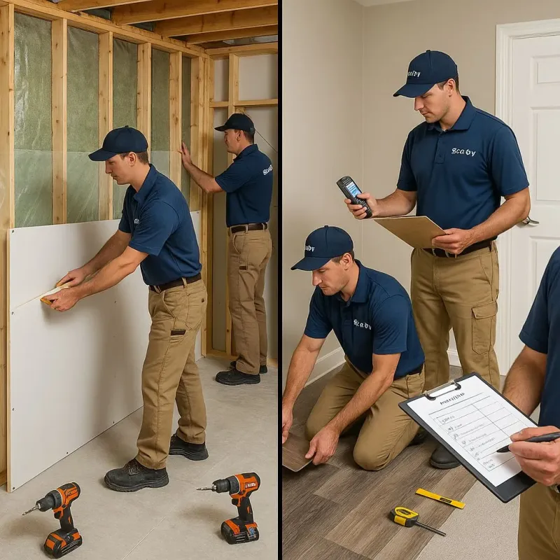 Repairs and Reconstruction process in Colebrook, NH
